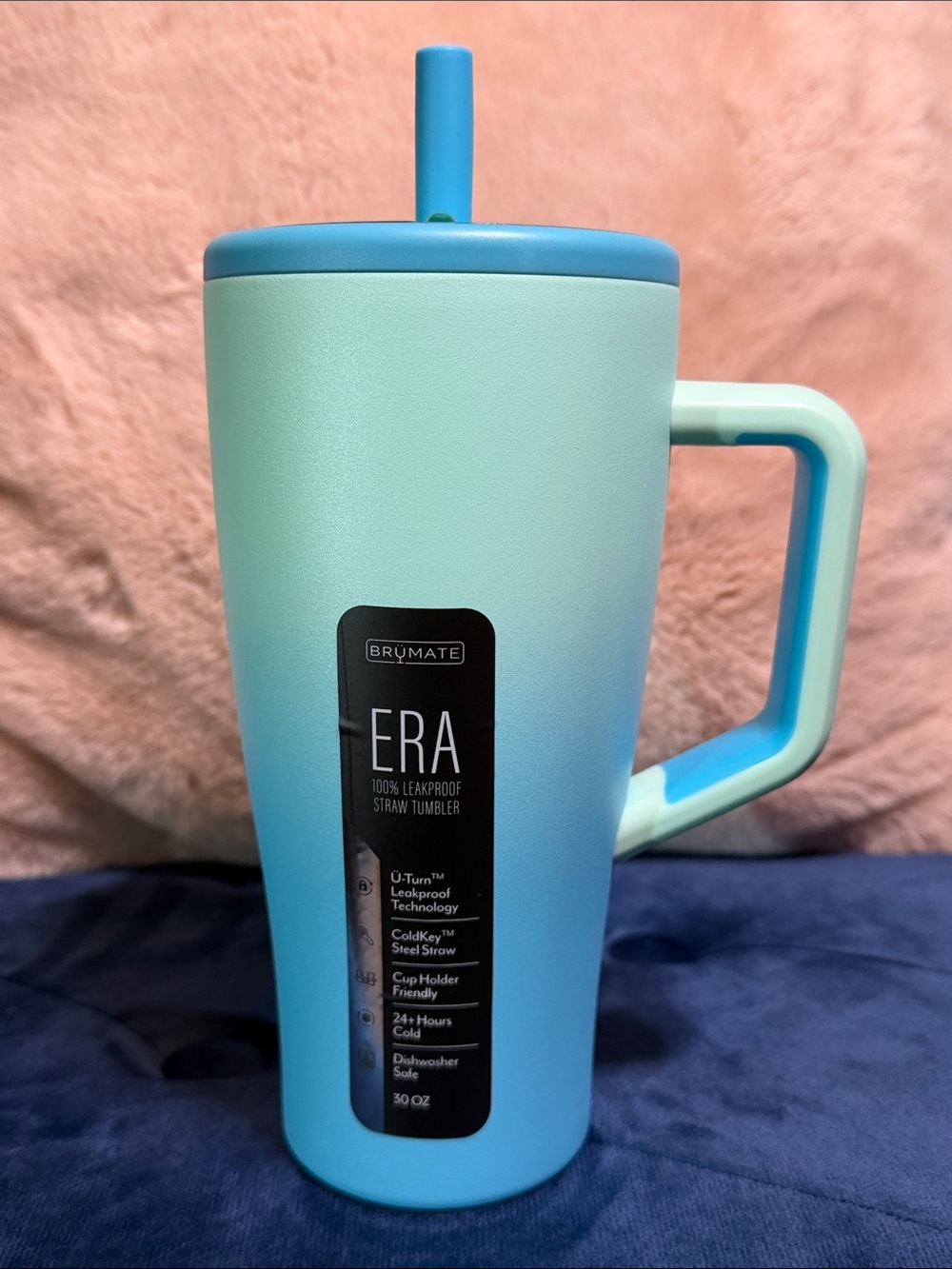 NEW Brümate Era 30oz Straw Tumbler - Seaglass Blue Ombré (Limited Edition)